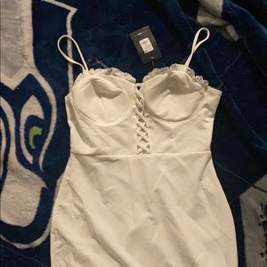 All white dress!! Never worn!!